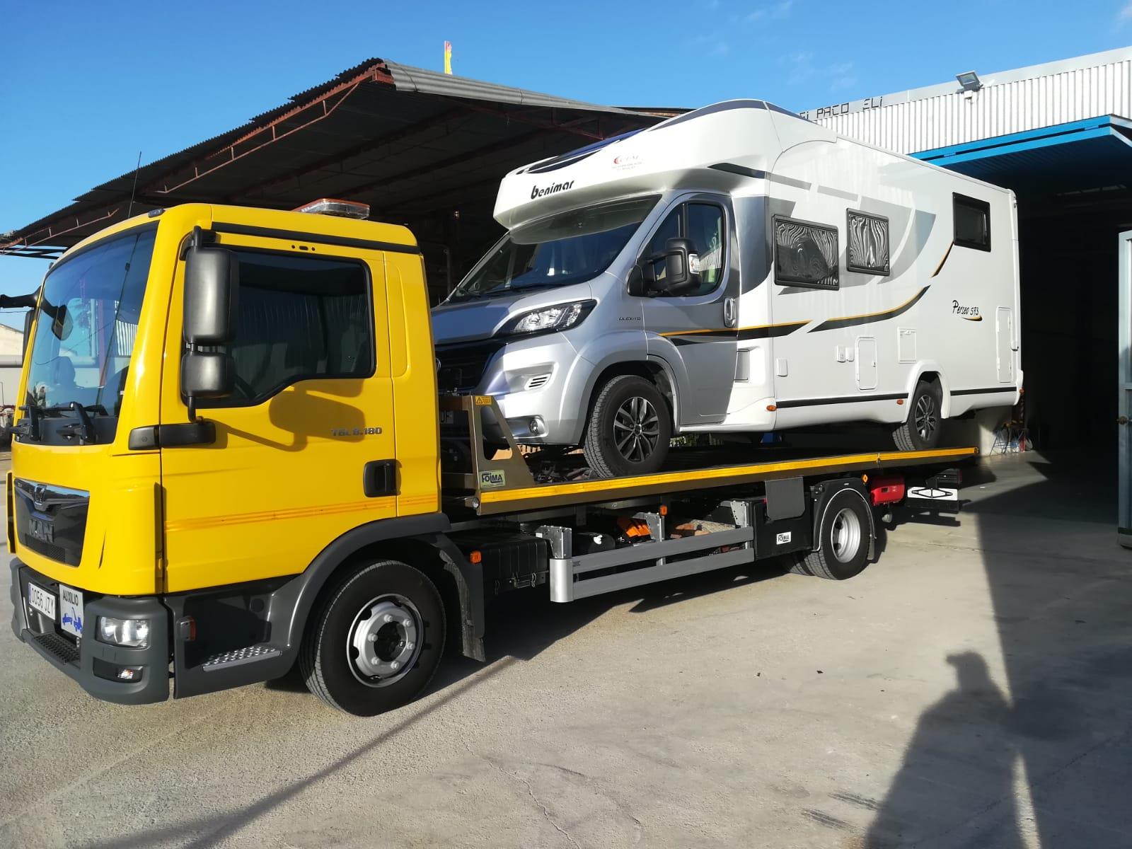 Remolque de vehículos sobredimensionados